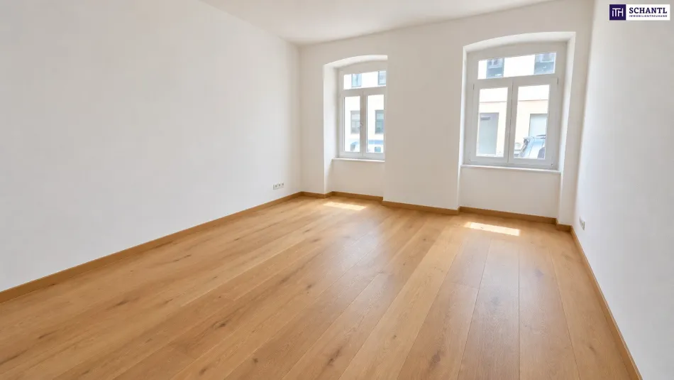 Exklusive, neu sanierte Gartenwohnung mit eigenem Hofgebäude + moderner Luftwärmepumpe + rundum saniertes Altbauhaus - Bild
