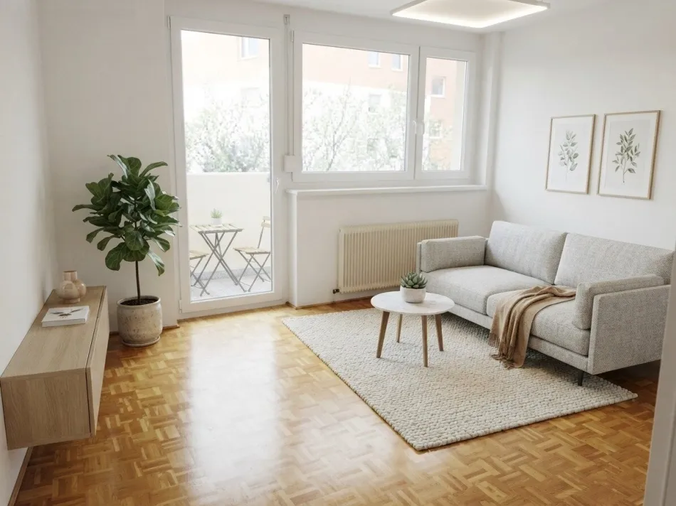 Graz - Trendviertel Lend - Provisionsfrei - moderne 2 Zimmerwohnung -Südbalkon - Tiefgaragenplatz - WG geeignet - Bild