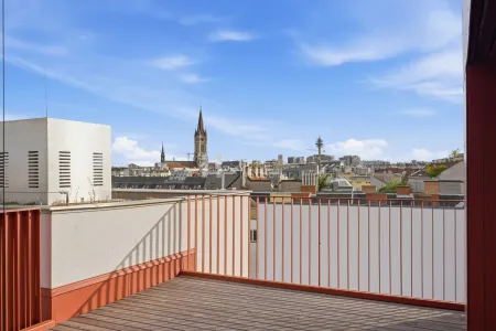 Wohnungsbeispiel – Dachterrasse mit Ausblick