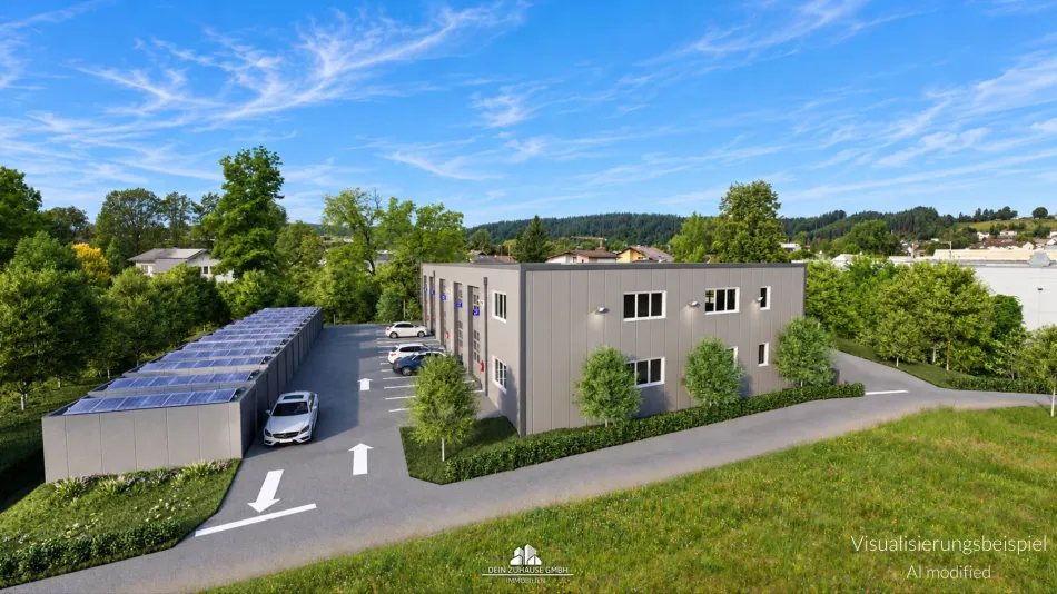 DEIN ZUHAUSE präsentiert: Gewerbehalle TOP 02 zu verkaufen - Titelbild