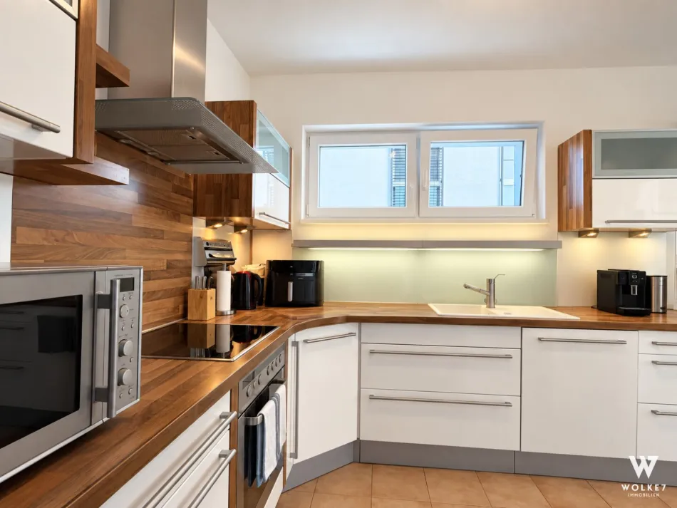 *** Exklusive Maisonette-Wohnung in Gießhübl - Sonnige Ruhelage mit Eigengarten, Pool & Passivhaus-Komfort *** - Bild
