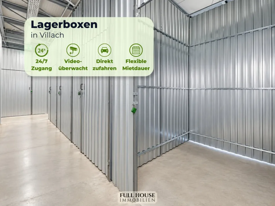 NEU! Selfstorage Villach | Lagerboxen ab 2,5 m² & ab 64 € monatlich - Titelbild