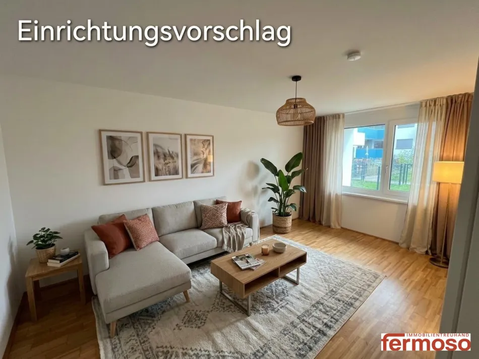 Charmante 2-Zimmer-Gartenwohnung mit Terrasse & Loggia in 1200 Wien zu mieten! - Bild