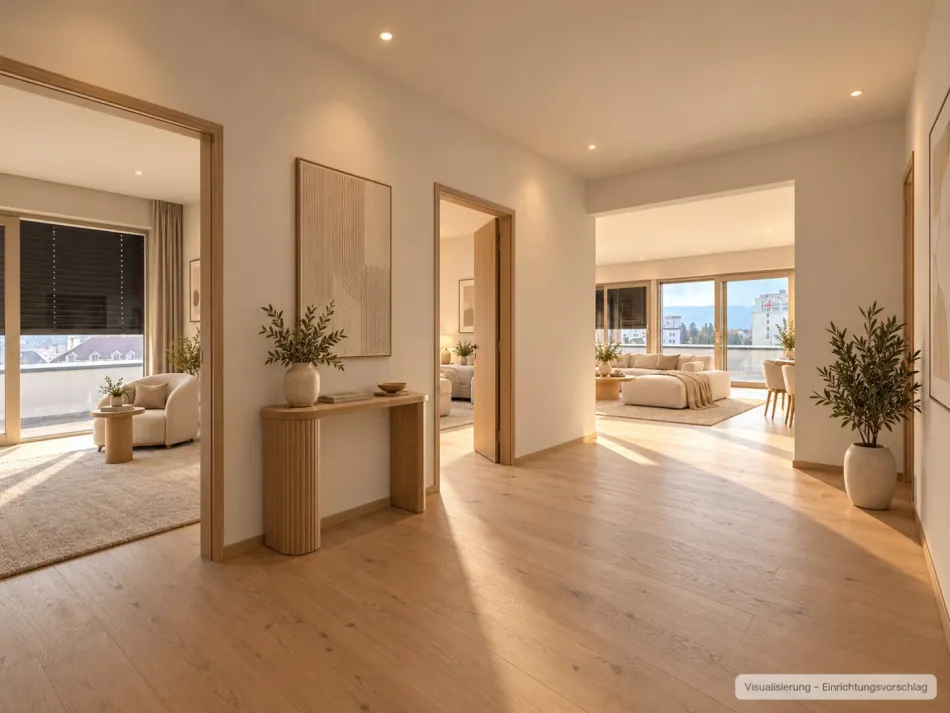 Eine ganze Etage nur für Sie – ca. 230 m² Penthouse mit ca. 130 m² Terrassen in Villach - Bild