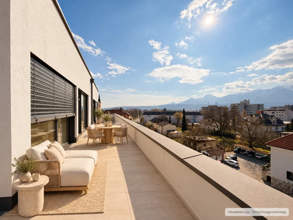 Eine ganze Etage nur für Sie – ca. 230 m² Penthouse mit ca. 130 m² Terrassen in Villach - Bild