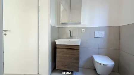 Gästetoilette und Waschraum UG