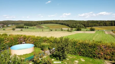Pool mit Naturblick