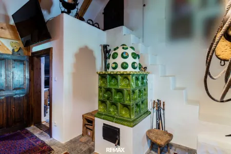 Kamin im Atelierzimmer