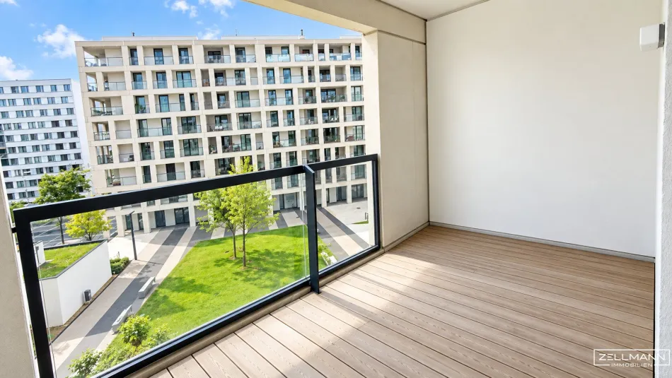 Urbanes Lebensgefühl trifft Donau-Nähe – stilvolle 2-Zimmer-Wohnung mit Loggia, Sauna & Fitness | ZELLMANN IMMOBILIEN - Titelbild
