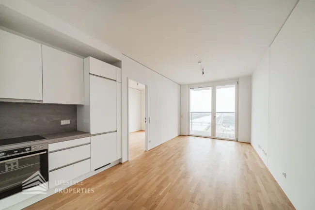 Erstbezug! Moderne 2-Zimmer Wohnung mit Balkon, Nähe Neue Donau - Bild