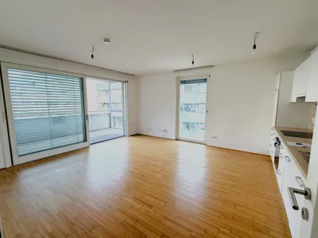 Wohnraum mit integrierter Küche