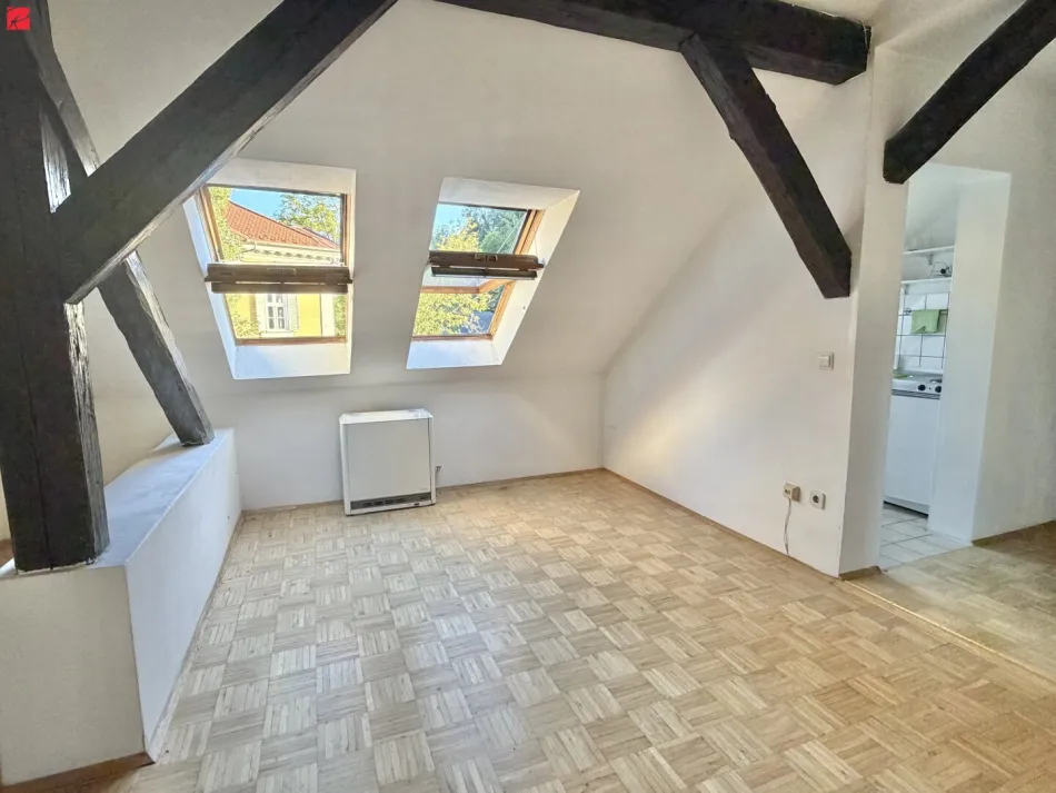Helle DG-Wohnung neben Stadtpark und Schloßberg! - Titelbild