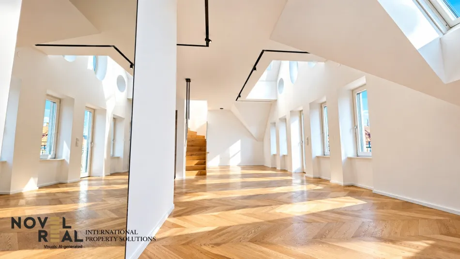 Historisches Dachgeschoss-Juwel mit stilvollem Design! Exklusiver Erstbezug mit traumhaftem Weitblick! - Bild