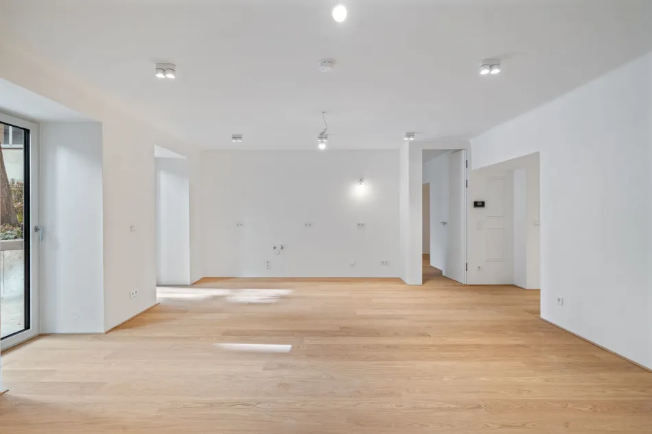 Erstbezug - Rarität Altbau Gartenwohnung im Herzen der Josefstadt - Bild