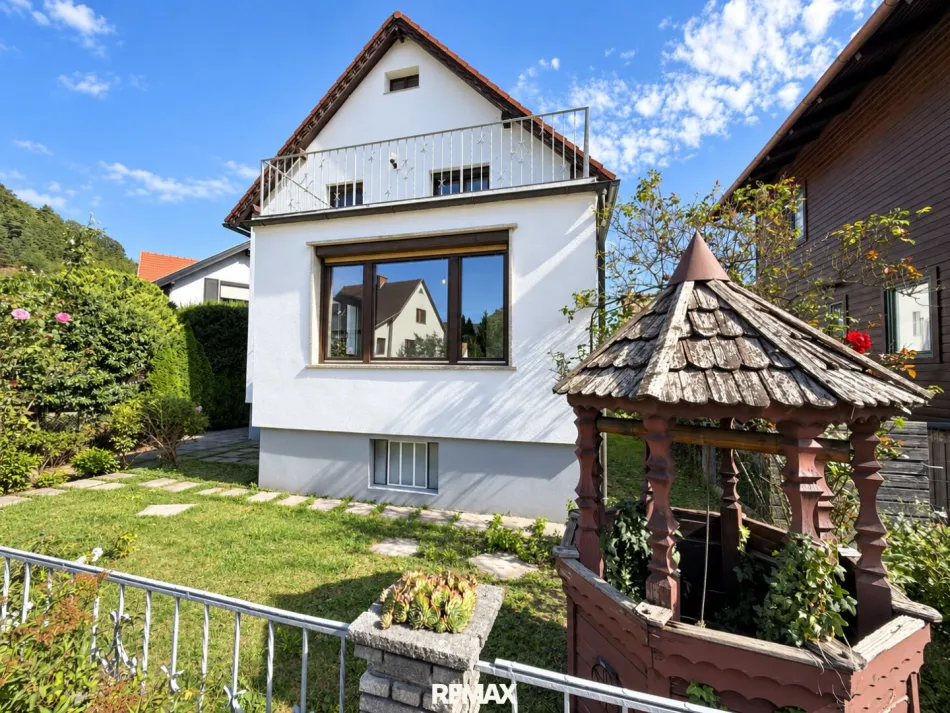 Renoviertes Einfamilienhaus in Gloggnitz – Ihr neues Zuhause mit Garten und Garage! - Titelbild