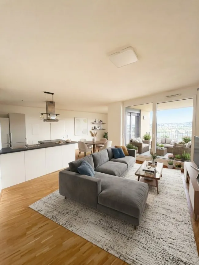 *moderne 4-Zimmer-Penthousewohnung mit Terrasse & Küche in Graz-Liebenau* - Titelbild