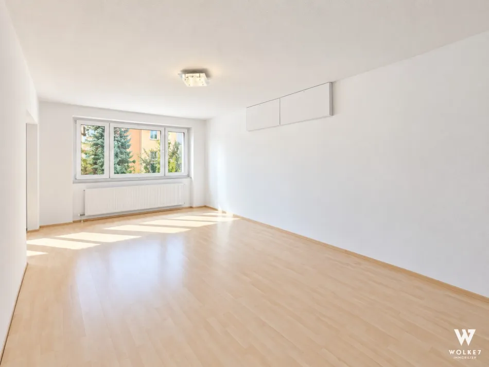 ++ Wohnen mit Grünblick | Helle 3-Zimmer-Wohnung in Ruhelage I U1 in Gehweite ++ - Bild