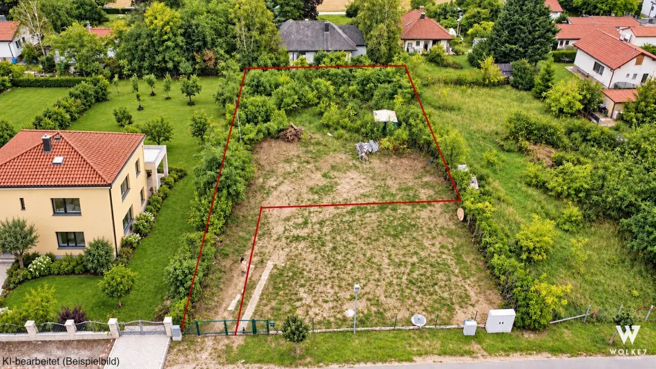 Voll aufgeschlossenes Baugrundstück mit ca. 1.000 m² in Gänserndorf-Süd - Bild