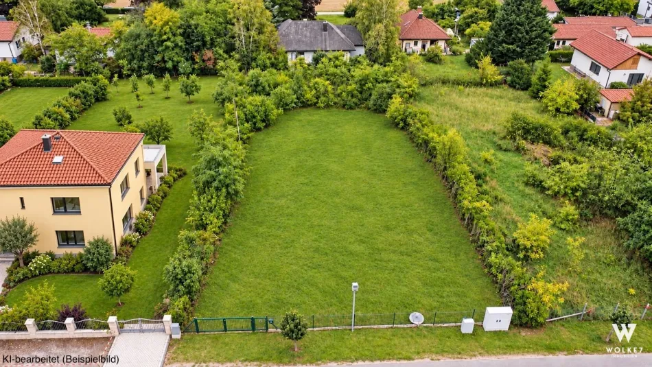 Voll aufgeschlossenes Baugrundstück mit ca. 1.000 m² in Gänserndorf-Süd - Titelbild