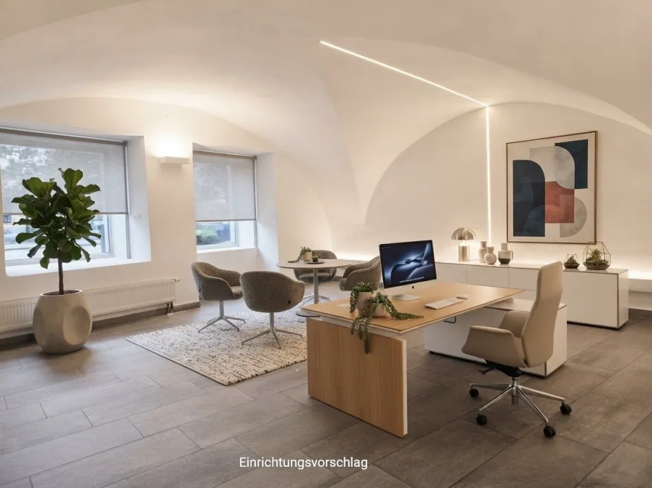 lichtdurchflutete Bürofläche im EG - optimale Sichtbarkeit und attraktive Lage - Titelbild