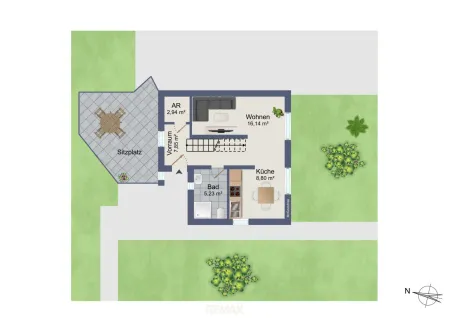 Grundriss EG Haus 2