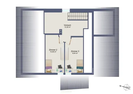 Grundriss OG Haus 1