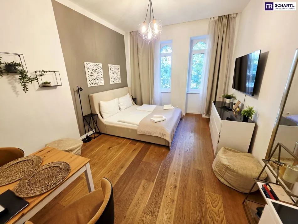 Kleine Wohnung - Großer Auftritt! Charmantes Raumwunder + Ruhige Straße + Rundum saniertes Altbauhaus + Ideale Infrastruktur! Jetzt zugreifen! - Bild