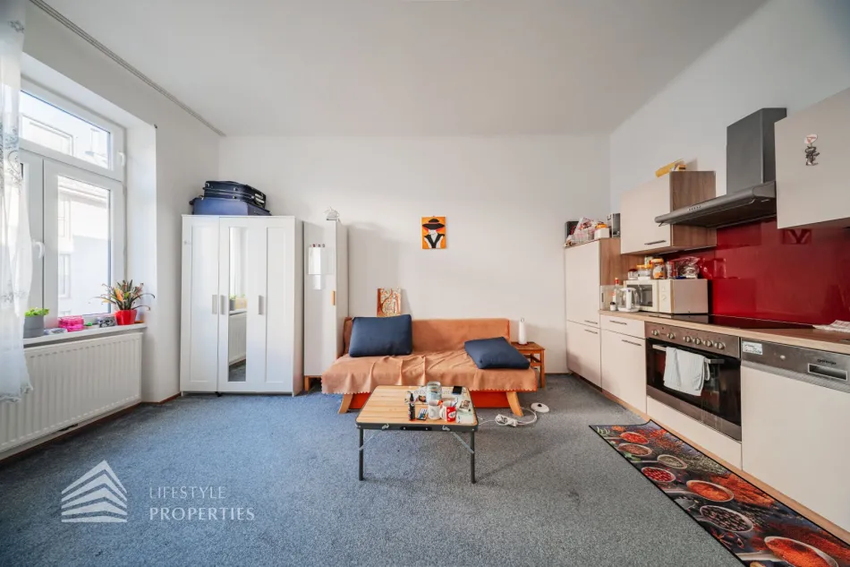 Zentral gelegene 1-Zimmer-Wohnung mit Top-Anbindung - Titelbild