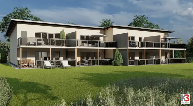 K3 - NEUBAUPROJEKT RESIDENZ ST. MICHAEL a. Zollfeld. WUNDERSCHÖNE 3 ZIMMER-WOHNUNGEN mit Garten oder großer Terrasse. Moderne Wohnanlage am Fuße des Magdalensberges. Ruheoase in Stadtnähe. - Titelbild