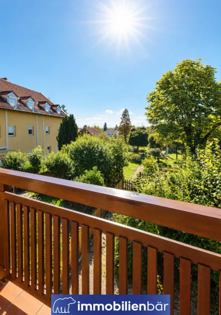 Ausblick Balkon
