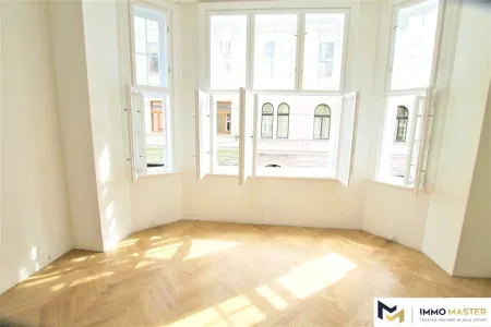 Großzügiger Wiener Altbau mit Erker – 146 m², 4 Zimmer nahe Mariahilfer Straße