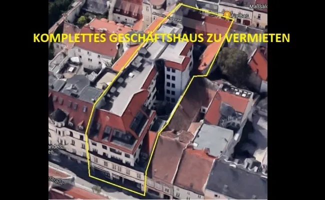 FUSSGÄNGERZONE! Komplettes ZINSHAUS/GESCHÄFTSHAUS 3.241 m² KAUFEN oder MIETEN - Bild