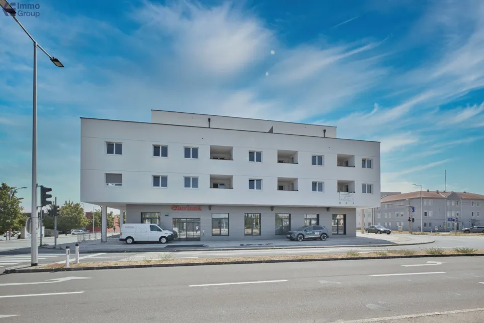 Neubau-Erstbezug Traun: 3 Zimmer, 80 m², 16 m² Balkon, Top 1 - Titelbild
