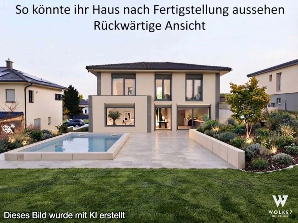Großzügiges Einfamilienhaus (Ausbauhaus) mit fast 200 m2 Wohnnutzfläche auf Eigengrund – hochwertige Bausubstanz und enormes Potenzial! - Titelbild