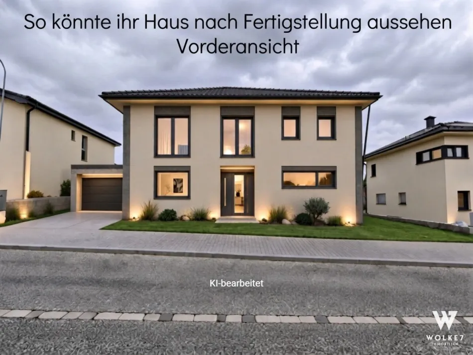 Großzügiges Einfamilienhaus (Ausbauhaus) mit fast 200 m2 Wohnnutzfläche auf Eigengrund – hochwertige Bausubstanz und enormes Potenzial! - Bild