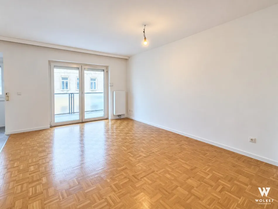 +++INNENSTADTNÄHE+++ Modernisierte 3-Zimmer Wohnung | ca. 74,87 m2 | Balkon | Kellerabteil | Fahrradraum | Nähe Hauptbahnhof und künftige U2-Station - Bild