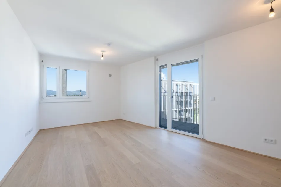 3 ZIMMER-ERSTBEZUG nahe ALTE DONAU - Fernblick im 7. Stock - Bild