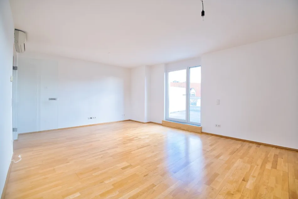 Über den Dächern Döblings: Klimatisierte 3-Zimmer-Wohnung mit privater Dachterrasse - Bild