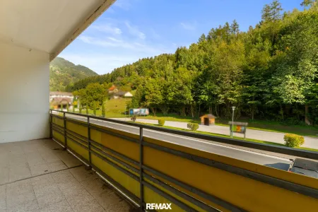 Ausblick Balkon