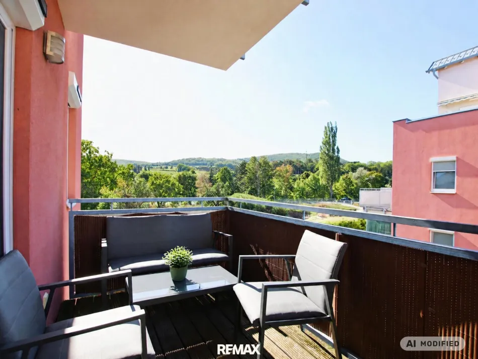 FAMILIENGLÜCK, moderne 3-Zimmer Familienwohnung mit Ausblick ins Grüne und Tiefgarage, in gepflegter Anlage - Titelbild