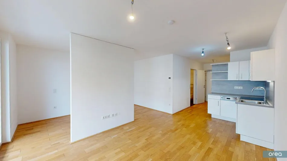 orea | Moderne 1-Zimmer Wohnung mit Balkon nähe Gasometer | Smart besichtigen · Online anmieten - Titelbild