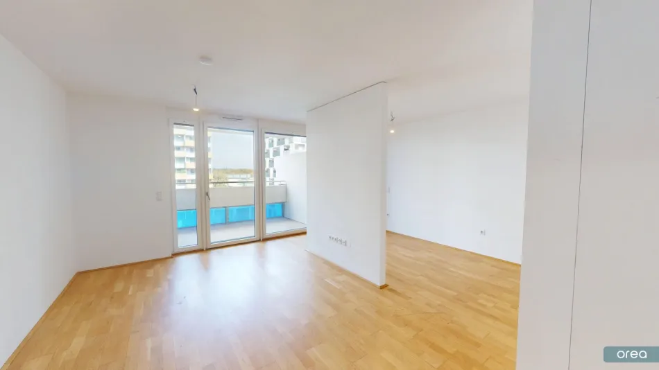 orea | Moderne 1-Zimmer Wohnung mit Balkon nähe Gasometer | Smart besichtigen · Online anmieten - Bild
