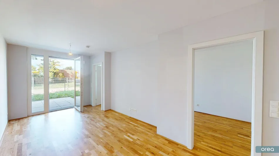 orea | 2-Zimmer-Wohnung mit Garten in beliebter Grünlage von Donaustadt | Smart besichtigen · Online anmieten - Titelbild