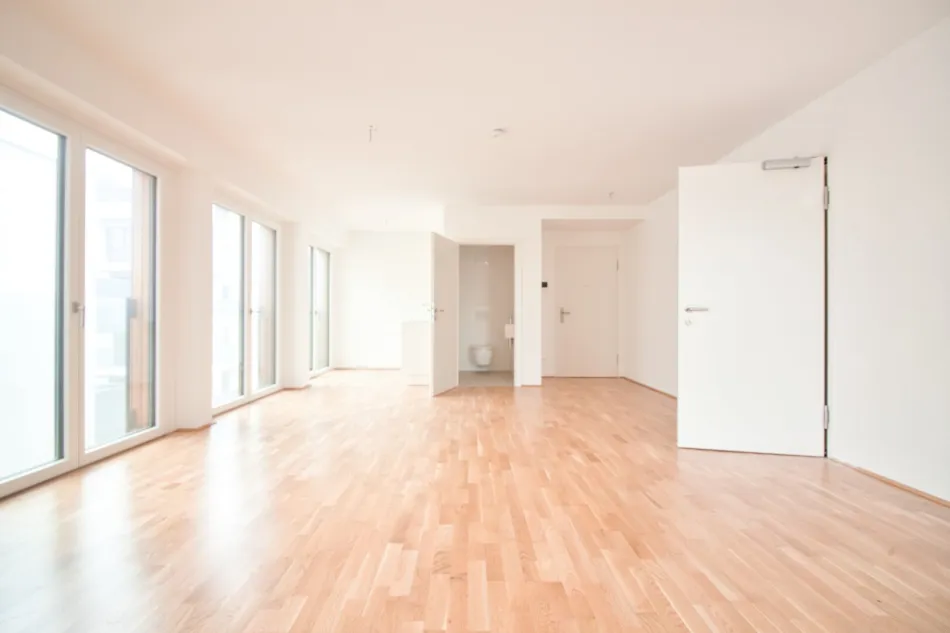 Wohnen trifft Arbeiten – 2,5-Zimmer-Wohnung mit Balkon & angrenzendem Büro mit separatem Zugang - Bild