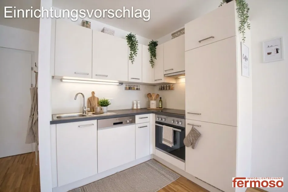 Helle-2-Zimmer Wohnung mit Balkon und Fußbodenheizung in 1200 Wien, nur €899! - Bild