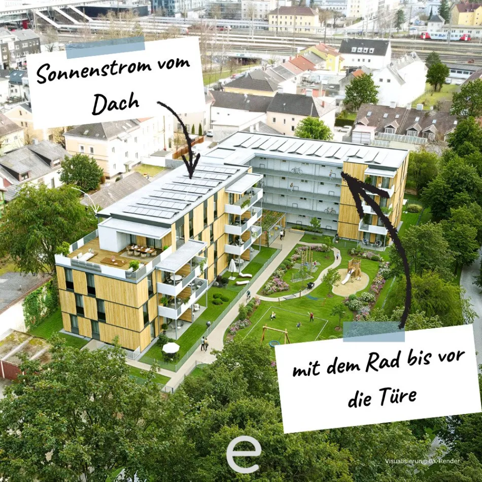 Ganz oben angekommen - Einzigartiges Penthouse mit 80m² Terrasse in perfekter Infrastrukturlage - Bild