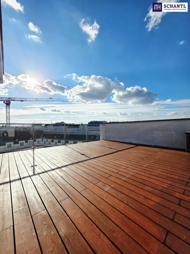 Wo der Himmel zum Wohnzimmer wird! U-Bahn und Naschmarkt um´s Eck + 2 gigantische Terrassen + Traumhaftes Altbauhaus + Beste Infrastruktur und Anbindung! - Titelbild