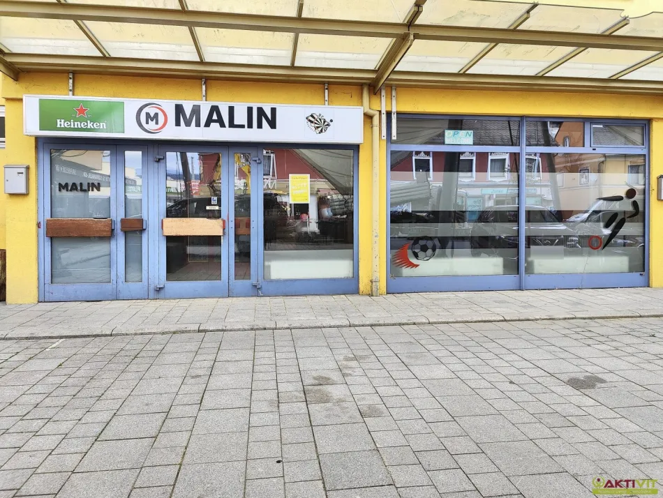 Geschäftslokal mit großer Glasfront im Zentrum von Zeltweg. - Vielseitige Möglichkeiten zur Nutzung. - Titelbild