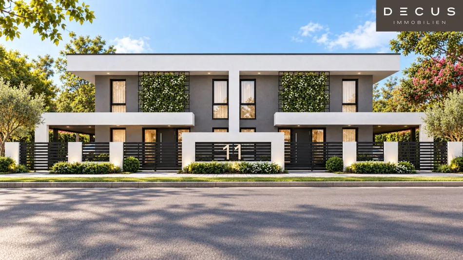 OBERLISSE | WUNDERSCHÖNE GRÜNRUHELAGE | DOPPELHAUSHÄLFTE | BELAGSFERTIG | EIGENGARTEN | WOHNKELLER | PKW-STELLPLATZ - Bild