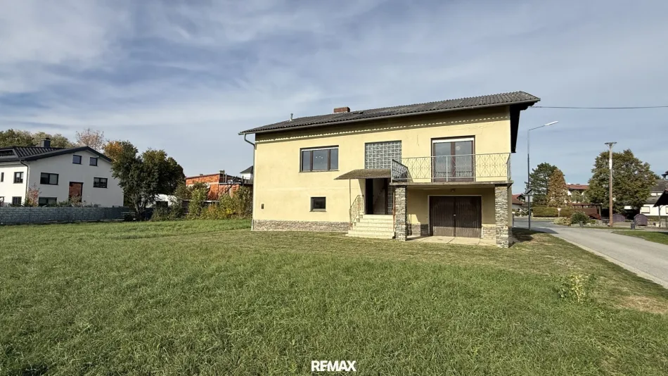 4-Zimmer-Einfamilienhaus in Strem mit Garten, 2 Balkone und Garage - Titelbild